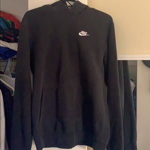 Solid Black Nike Hoodie